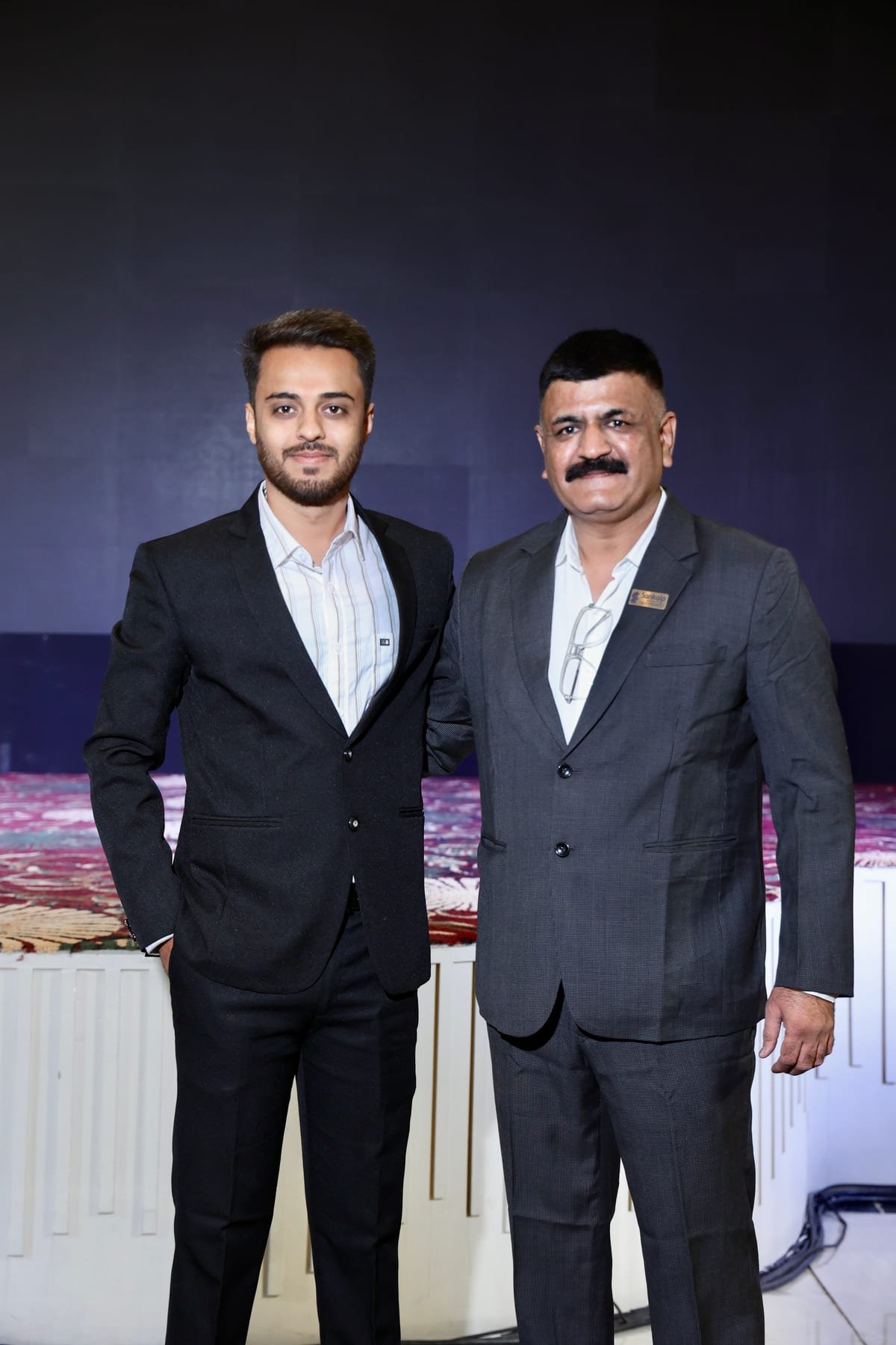 A portrait with a fellow industry partner